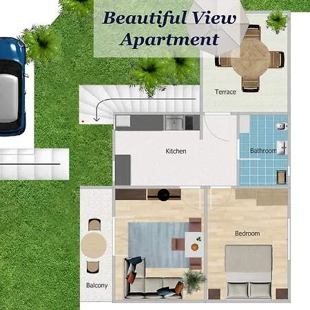 Apartment Garden House